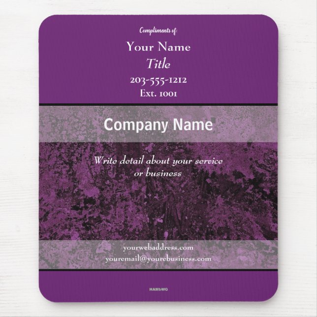 Plum do Mousepad do promocional - HAMbyWG (Frente)