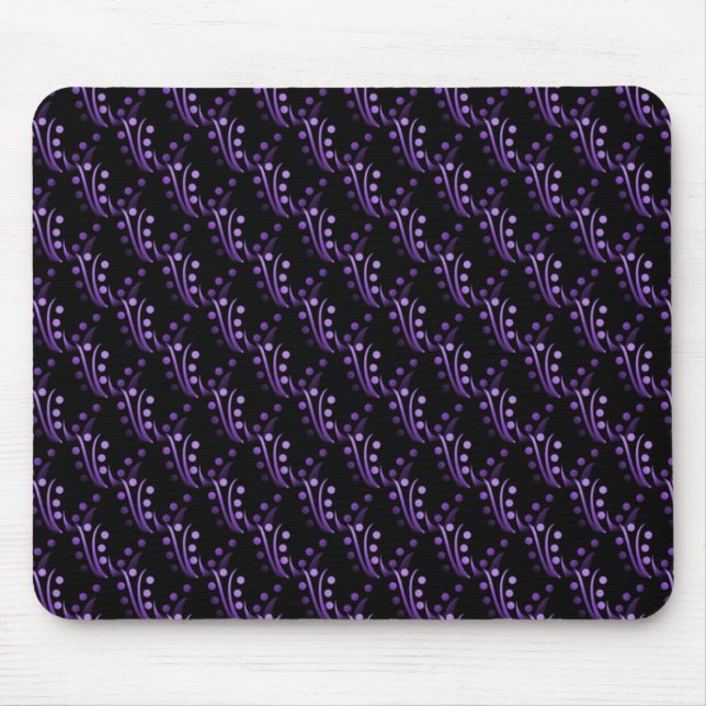Plum Purple Luxurix Glam Mousepad (Frente)