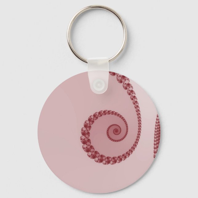 Plum Simple Spiral Chaveiro (Frente)