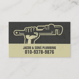 Plumber Plumber Home Repares Cartão de visita