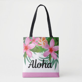 Plumeria Rosa Tropical Aloha II Tote Bag
