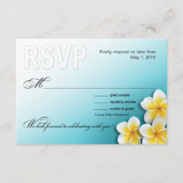Plumeria Starfish Tropical Beach RSVP