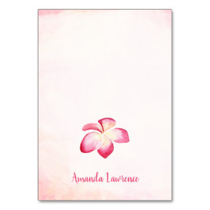 Plumeria Sunset Plumeria Personalizada Cartões de