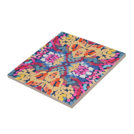 Plumeria Tropical Flores Apontadas Padrão de Azule