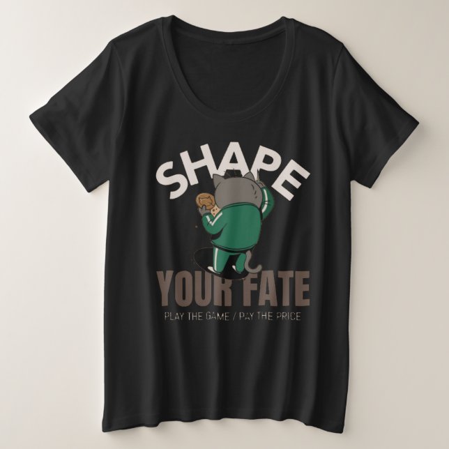Plus Size Camiseta (Frente do Design)