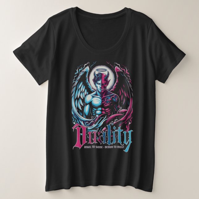 Plus Size Camiseta (Frente do Design)