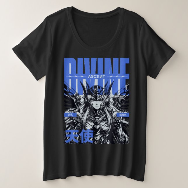 Plus Size Camiseta (Frente do Design)