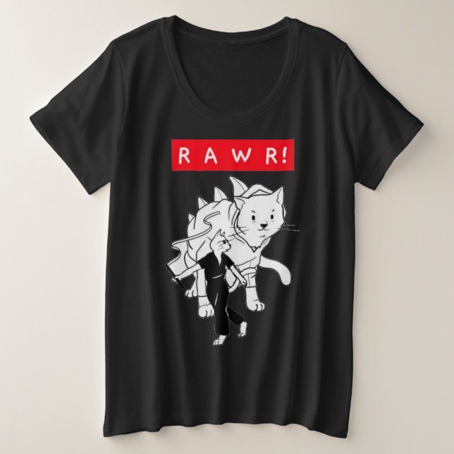 Plus Size Camiseta (Frente do Design)