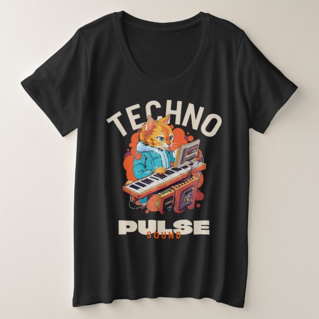 Plus Size Camiseta (Frente do Design)