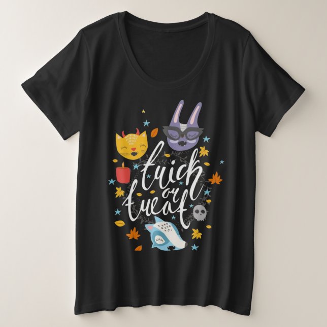 Plus Size Camiseta (Frente do Design)