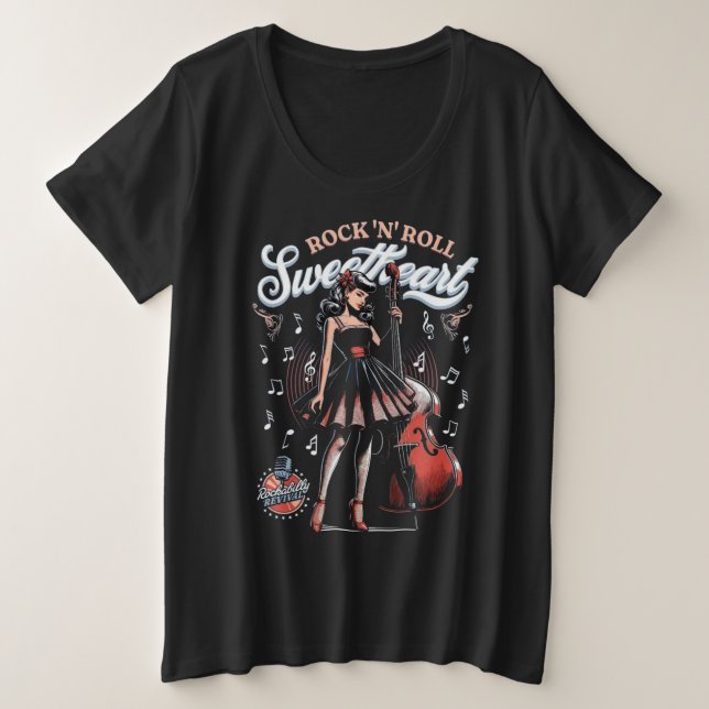 Plus Size Camiseta (Frente do Design)