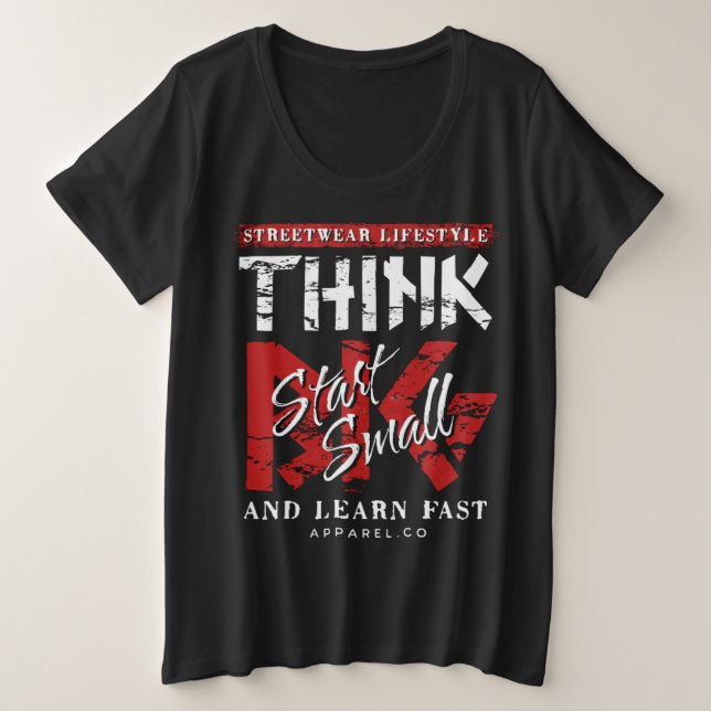 Plus Size Camiseta (Frente do Design)