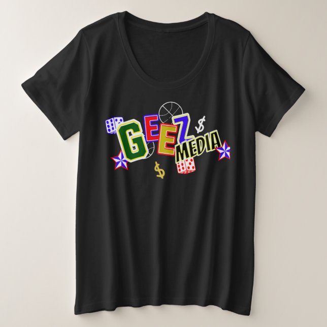 Plus Size Camiseta (Frente do Design)