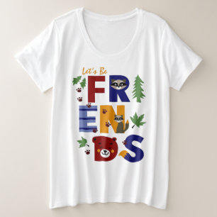 Plus Size Camiseta