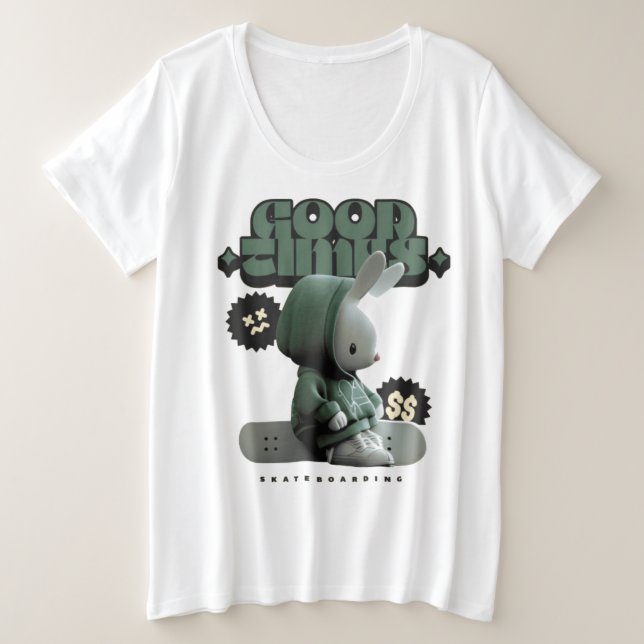 Plus Size Camiseta (Frente do Design)