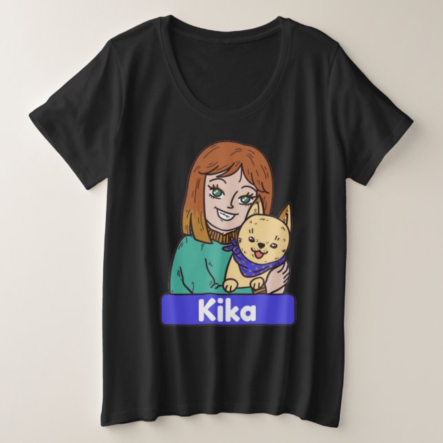 Plus Size Camiseta (Frente do Design)