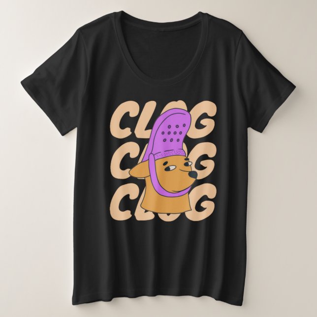 Plus Size Camiseta (Frente do Design)