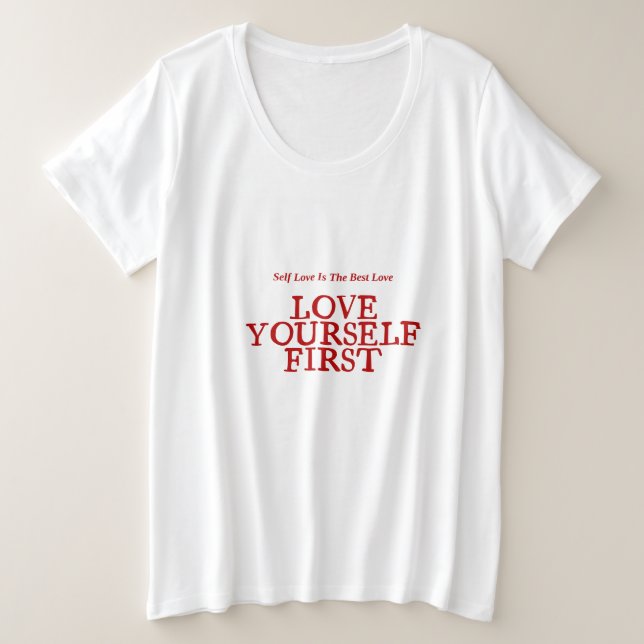 Plus Size camiseta (Frente do Design)