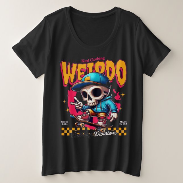 Plus Size Camiseta (Frente do Design)