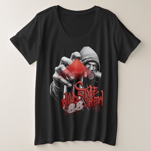 Plus Size Camiseta (Frente do Design)