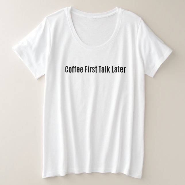 Plus Size Camiseta (Frente do Design)
