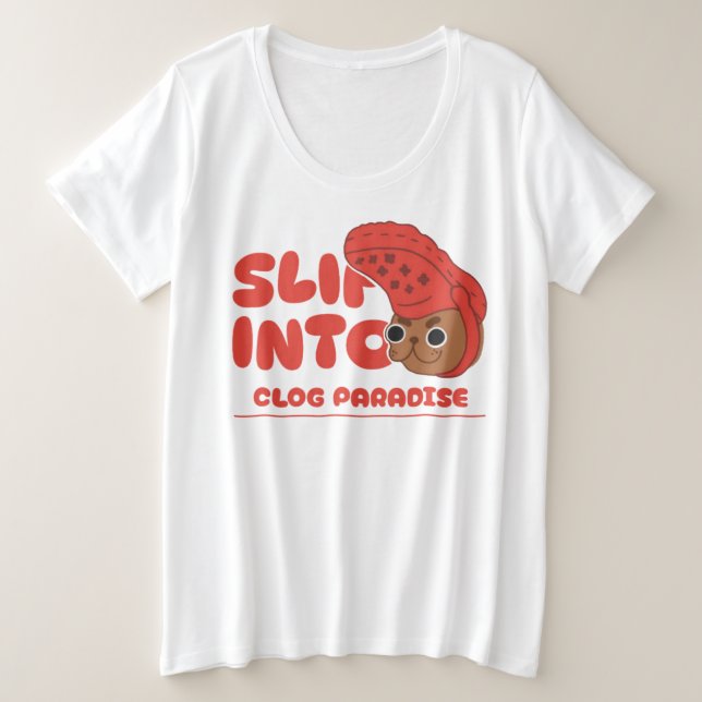 Plus Size Camiseta (Frente do Design)