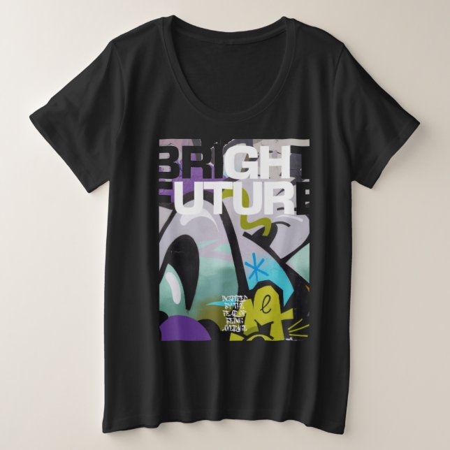 Plus Size Camiseta (Frente do Design)