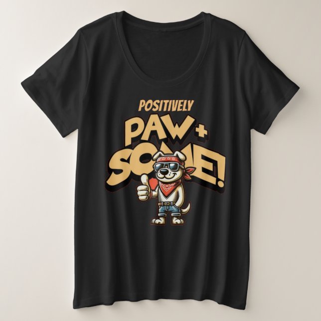 Plus Size Camiseta (Frente do Design)