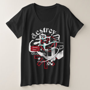 Plus Size Camiseta