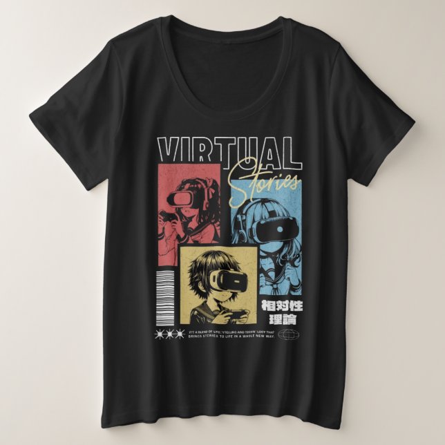 Plus Size Camiseta (Frente do Design)