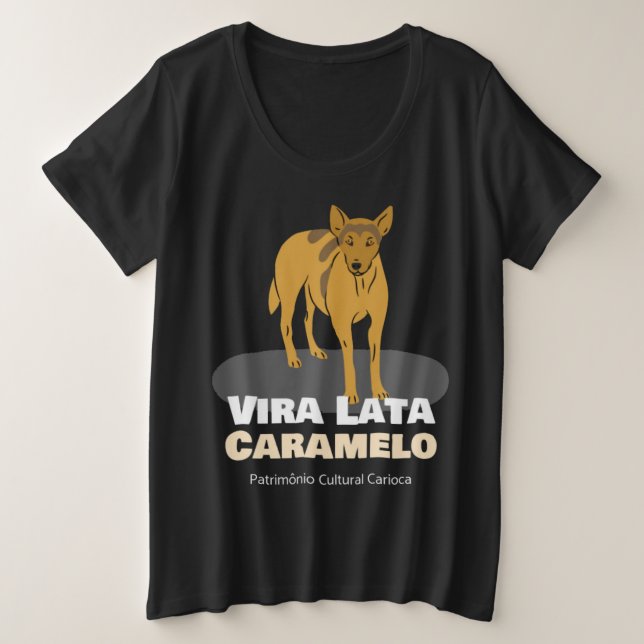 Plus Size Camiseta (Frente do Design)