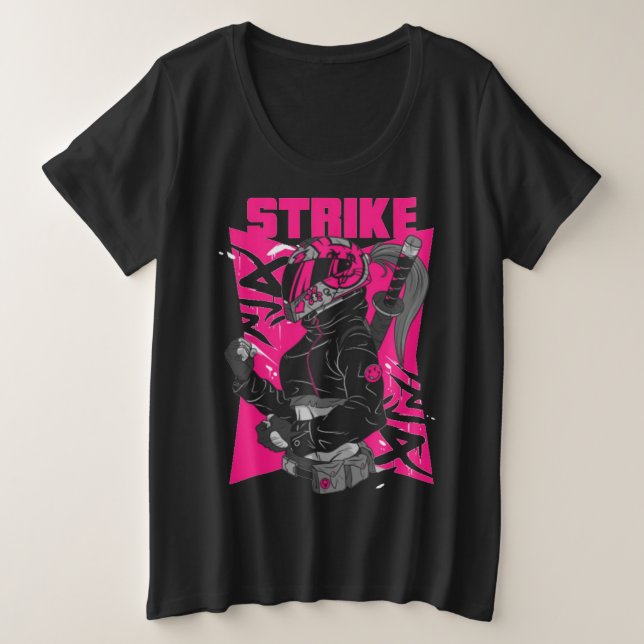 Plus Size Camiseta (Frente do Design)
