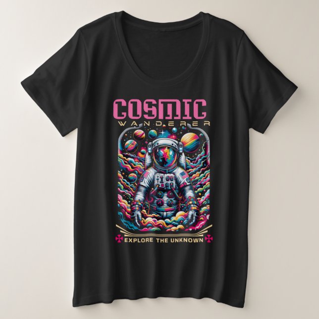 Plus Size Camiseta (Frente do Design)