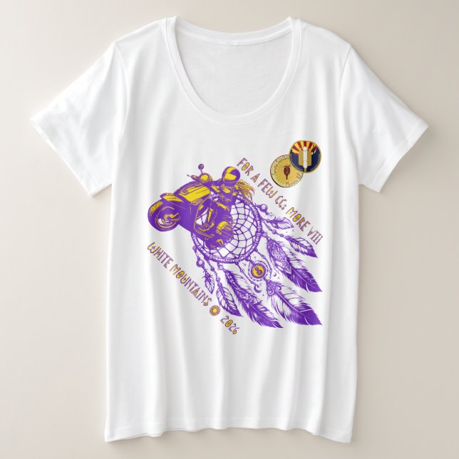 Plus Size Camiseta 2026 For A Few CCs More VIII (Frente do Design)