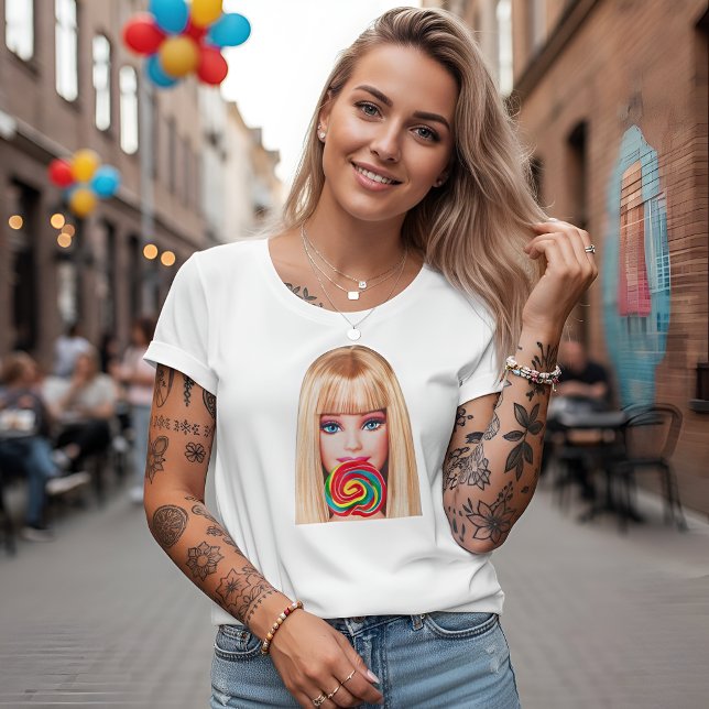 Plus Size Camiseta Barb (Criador carregado)