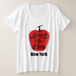 Plus Size Camiseta básica de tamanho superior para mulheres