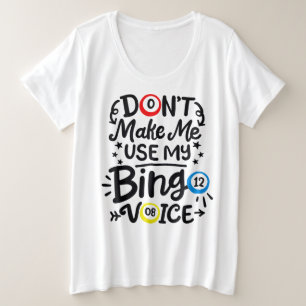 Plus Size Camiseta básica de tamanho superior para mulheres