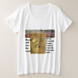 Plus Size Camiseta básica de tamanho superior para mulheres