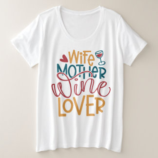 Plus Size Camiseta básica de tamanho superior para mulheres