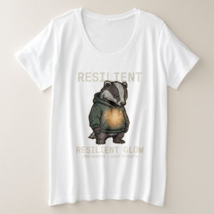 Plus Size Camiseta de Conscientização sobre Endometriose Res