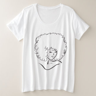 Plus Size Camiseta de Oração