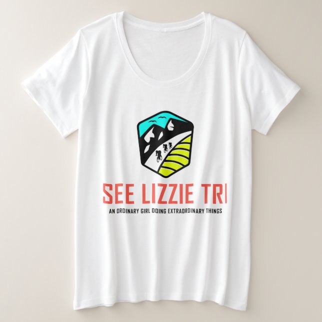 Plus Size Camiseta de tamanho adicional para mulheres - Ver  (Frente do Design)