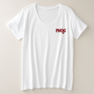 Plus Size Camiseta e tamanhos de mulheres PMQG