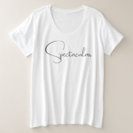 Plus Size Camiseta Espetacular