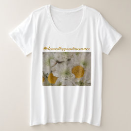 Plus Size Camiseta floral para mulheres