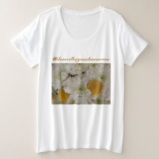 Plus Size Camiseta floral para mulheres