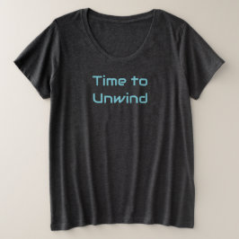 Plus Size Camiseta Hora de Desenrolar