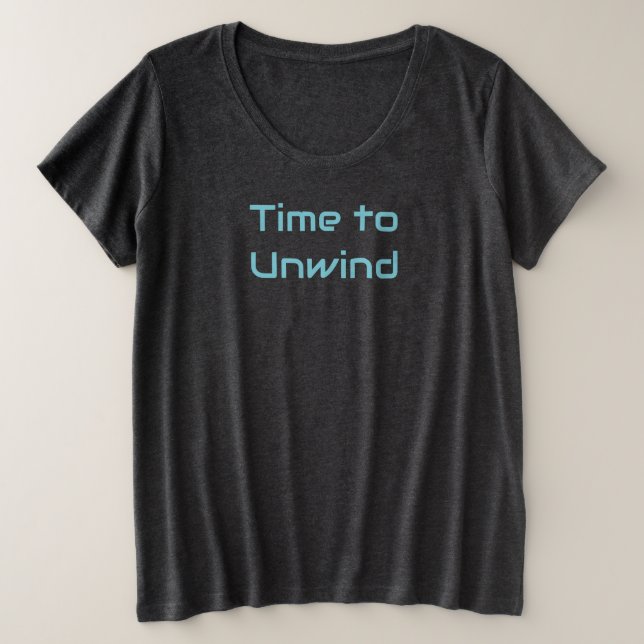 Plus Size Camiseta Hora de Desenrolar (Frente do Design)