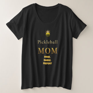 Plus Size Camiseta Pickleball Mom | Camiseta de Pickleball M