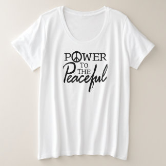 Plus Size Camiseta Poder Para o Pacífico